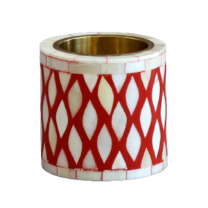 Brûleur de bakhoor décoratif en incrustation d'os de qualité supérieure avec travail floral fait à la main et bol en laiton durable pour Bakhoor et utilisation de cadeaux - Product Image 4