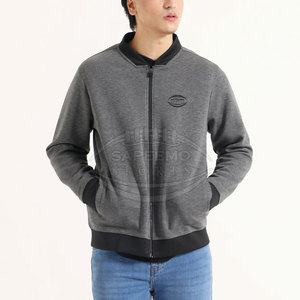 Chaqueta de Hombre con Cierre, Cuello Alto, Ligera, Transpirable, Cortavientos, Informal, para Exteriores, Invierno, Cierre Frontal Completo, Alta Calidad - Product Image 1