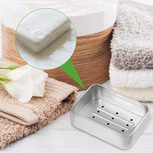 Porte-savon de douche en métal - Garde le savon au sec et propre, accessoire de salle de bain pour un espace de douche organisé, à fixer au mur - Product Image 4