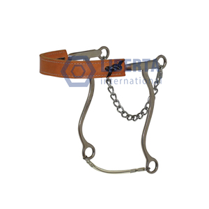 Nueva broca mecánica de acero inoxidable Hackamore para montar a caballo Snaffle logotipo personalizado venta al por mayor por Liberta International - Product Image 3
