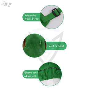 Conjunto de Delantal y Gorro de Barbero Impermeable para Uso Profesional, Uniforme Unisex para Barbería, Venta al por Mayor - Product Image 6