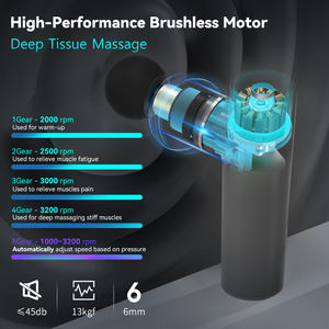 Yolanda Tốt Nhất Bán Tùy Chỉnh Điện <span class=keywords><strong>Massage</strong></span> Cơ Bắp Thư Giãn Sâu Mô Rung Động Cho Cơ Thể Đầu Cổ Chân Xách Tay Massager - Product Image 4