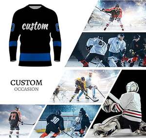 Le plus populaire concevez votre propre logo uniforme de hockey sur glace grande taille pour adulte - Product Image 1