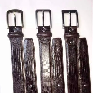 เข็มขัดหนัง2025แท้ดีไซน์แบบตะวันตกเข็มขัดของขวัญแฟชั่นส่วนตัวชุดสินค้าทำมือสำหรับผู้ชายและผู้หญิง - Product Image 1