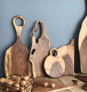 Tabla de cortar de madera reversible al por mayor que ofrece un doble uso con una superficie resistente para cortar y servir varios platos - Product Image 5