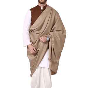 Chal de Lana Tradicional para Hombre, Suave, Cálido y Transpirable, 300g, Color Sólido, Elegante, para Vestimenta Formal o Casual de Oriente Medio - Product Image 6