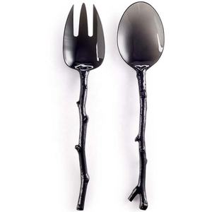 Moderne En Acier Inoxydable Cuillère Fourchette Couteau Restaurant Dîner Argenterie Couverts Fourchette Couteau Dîner Noir Couverts Couverts Ensemble - Product Image 2