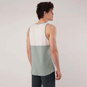 Logotipo personalizado de alta calidad Slim Fit hombres gimnasio músculo entrenamiento chaleco camiseta sin mangas deportes Fitness atleta Top - Product Image 5