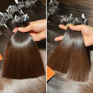 Extensions de cheveux humains vierges vietnamiens 100% naturels, super double trame, lisses et raides, en gros stock - Product Image 3