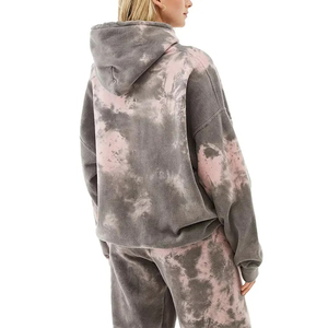 Sudadera con capucha de manga larga de algodón 100% para mujer Logotipo personalizado Sudaderas de temporada de invierno holgadas con logotipo frontal - Product Image 1