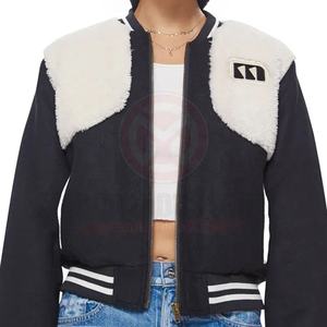 OEM Manufacturer High Quality Men Chenille Embroidery Leather Sleeves Custom Baseball Bomber Letterman Varsity High Street - Product Image 6