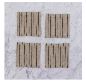 Sous-verre en lin en tissu cuisine isolation thermique tapis de Table Pad lin thé café sous-verre pour boissons inde grossiste - Product Image 4