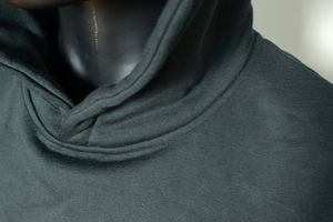 Sweat-shirts à capuche pour hommes HSI Custom Heavyweight 450 GSM, coupe régulière, 100% coton, broderie graphique, effet délavé, sans cordon - Product Image 2