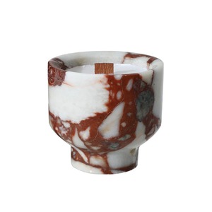 Rustic <b>Marble</b> <b>Candle</b> <b>Holder</b> Handmade Table Centerpiece for Cozy Home Ambience Festive Celebration and Elegant Decor - Product Image 3