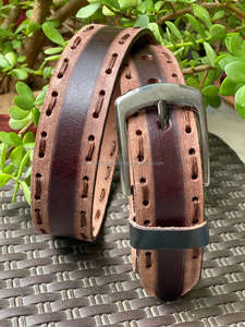 Cinturones de cuero con logotipo personalizado para hombre y mujer, cinturones de cuero auténtico, de alta calidad, con estilo único - Product Image 2