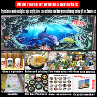 Impresora UV Plana Pequeña 6050, Máquina de Inyección de Tinta a Color de Gran Formato para Carcasas de Teléfono Móvil, Etiquetas de Cristal, Acrílico, Metal, Flex, Huevos