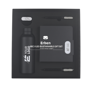Set Regalo Sostenibile Riciclato Erren, Gadget Ecosostenibili per Aziende - Product Image 3