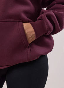 Sudadera Extra Grande con Hombros Caídos para Mujer, Diseño Vibrante de Higo, Antiarrugas, Transpirable, Bordado 3D en la Parte Delantera, Estilo Urbano - Product Image 5