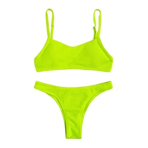 ชุดบิกินี่ลายดอกไม้2ชิ้นสำหรับผู้หญิงดีไซน์ตามสั่งผลิตจากโรงงาน - Product Image 4