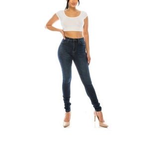 Online Market Best Selling 2024 Fashion Skinny Jean <b>Pants</b> for Women High Waist <b>Ladies</b> Stretch Jeans Washable Female Denim <b>Pants</b> - Product Image 6