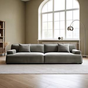 Oberon โซฟาแบบแยกส่วนที่ทันสมัย-โครงสร้างต่ำ, ที่นั่งลึกขนาดใหญ่, โฟมความหนาแน่นสูง, ส่วนหุ้มเบาะหรูหรา - Product Image 6