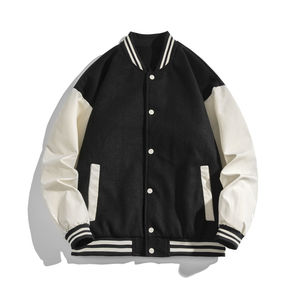 Chaqueta de invierno de alta calidad para hombre hecha a medida con logotipo universitario Tela de lona de Estilo Vintage unisex - Product Image 5