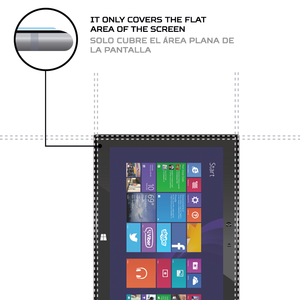 ฟิล์มกันรอยหน้าจอ ANTISHOCK สำหรับเมเดียคอม วินแพด เอชดี W910 แท็บเล็ตการป้องกันระดับพรีเมียม - Product Image 4