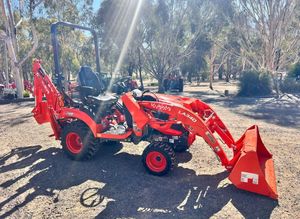 Para Kubota BX23S Walking Tractor 2WD con cortacésped, cargador frontal, retroexcavadora, bastante usada, lista para enviar, ¡gran valor! - Product Image 4