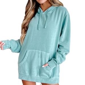 เสื้อฮู้ดโอเวอร์ไซส์ของผู้หญิงแฟชั่นใหม่2025ฮู้ดโอเวอร์ไซส์พร้อมฮู้ดหูรูดและกระเป๋าจิงโจ้ทรงหลวมมีฮู้ดสำหรับผู้หญิง - Product Image 1