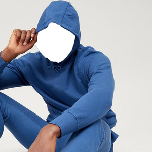 ชุดวอร์มเล่นกีฬาผ้าคอตตอน100% คุณภาพสูงสำหรับผู้ชายชุดฝึกกีฬาผ้าคอตตอนพิมพ์ลายโลโก้แฟชั่น - Product Image 5