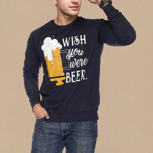 OEM Sweatshirts bicolores de haute qualité en coton polaire à manches longues avec impression personnalisée Sweat-shirt surdimensionné pour hommes - Product Image 1