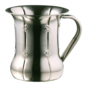 Taza de lavado de acero inoxidable Venta increíble personalizada con mango de acero Última colección Taza de lavado martillada - Product Image 3