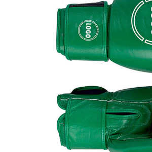 Gants de boxe professionnels en cuir de vachette de haute qualité gants d'entraînement faits à la main avec style de motif personnalisé pour les arts martiaux - Product Image 6