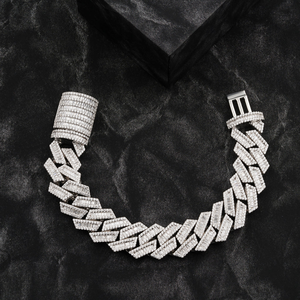 กำไลข้อมือสไตล์ฮิปฮอป18มม. สำหรับทั้งชายและหญิงทำจากผู้ผลิตอินเดีย - Product Image 1