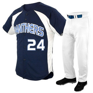 Uniforme de baseball pour hommes, haute qualité, 100% polyester, séchage rapide, antibactérien, vêtements de sport personnalisables, comprenant des pantalons et des vestes - Product Image 4