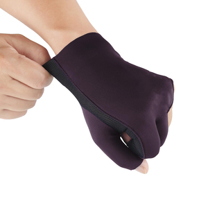 Gants de snooker en tissu extensible à trois doigts Meilleur tissu élégant Protection des mains Gants de snooker respirants pour tireurs - Product Image 5