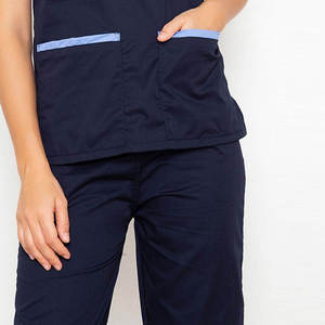 Ensembles de gommage élégant pour femmes en toile 100% coton de haute qualité avec logo personnalisé pour une utilisation hospitalière-Uniforme d'infirmière médicale de marque privée - Product Image 6