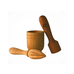 Utilisation unique de presse à citron en bois pour les restaurants utilisent une forme carrée et au meilleur prix de l'artisanat naturel - Product Image 3