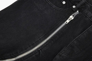 Pantalones Vaqueros de Mezclilla de Moda de Alta Calidad, Estilo Holgado y Desgastado, Diseño Personalizado con Logotipo Personalizado - Product Image 4