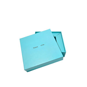 Tùy chỉnh ánh sáng màu xanh Hộp quà tặng với kết cấu mềm bề mặt tối giản Hộp giấy cho đồ trang sức mỹ phẩm bao bì thương hiệu trình bày - Product Image 3