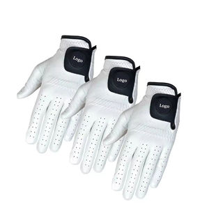 Gant de Golf de haute qualité doux et Durable tissu Compression convient aux hommes Performance respirant Slip vêtements de sport gants de Golf en peau de mouton - Product Image 5