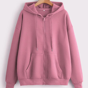 <b>TRENDY</b> Breathable <b>Hoodie</b> for Winter Comfortable Polyester/Cotton Blend Embroidered & Beaded Design Digital Printed - Product Image 1
