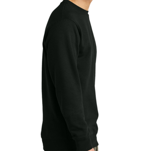 Sudadera negra: Jersey suave y acogedor para ropa informal, ideal para capas en otoño e invierno - Product Image 3