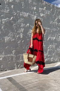 Best Offers Women's Trendy Loose Solid Eco-Friendly High Waist Spaghetti Strap Jumpsuit 100% Cotton Vintage Design Spring - Product Image 4