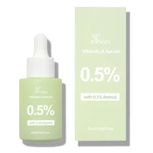 Özel etiket A vitamini Serum % 0.5% Retinol ince çizgiler ve kırışıklıklar Anti-Aging A vitamini yüz serumu
