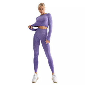 Comfortable <b>Ankle</b>-<b>Length</b> Yoga <b>Leggings</b> with Breathable Fabric Quality Non-See-Through Solid Pattern Pants on Sale - Product Image 2