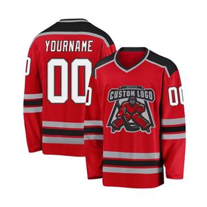 Jersey de Árbitro de Hockey sobre Hielo Personalizado, en Tendencia Mundial, Jerseys en Blanco con Impresión por Transferencia de Calor, Malla Deportiva Impermeable, 100% Poliéster - Product Image 2