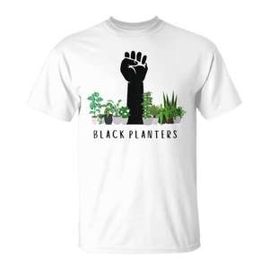 Planters African American <b>Gardeners</b> <b>T</b>-<b>Shirt</b> Promotional Black <b>Gardeners</b> Clothing - Product Image 1