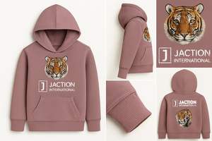 Sweat-shirt à capuche thermique unisexe 100% coton 350g avec poche avant, vêtement décontracté d'hiver pour hommes et femmes - Product Image 6