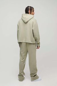 Chándales con Capucha Extra Grandes para Hombre, Estilo Universitario, Temporada de Invierno, Estampado Mundial, Dobladillo sin Rematar, Corte Acampanado, Hecho en Pakistán - Product Image 6